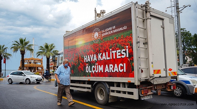 BAKANLIK DUYARSIZ KALMADI HAVA KALİTESİ ÖLÇÜM ARACI AYVALIK’TA