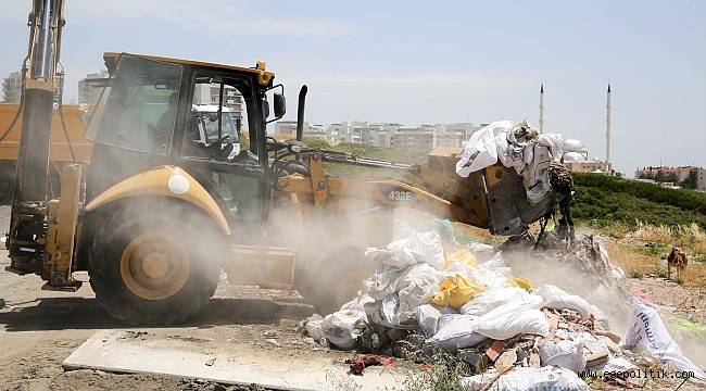 Buca’da kaçak moloz kabusu bitmiyor: Günde 50 ton moloz