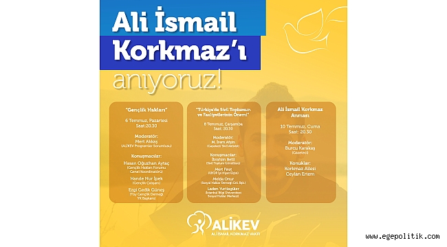 Sevenleri Ali İsmail Korkmaz'ı anıyor