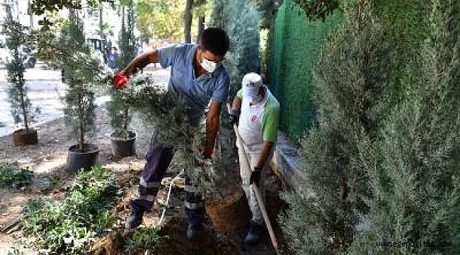 Talatpaşa Bulvarı’nda çalışmalar sürüyor
