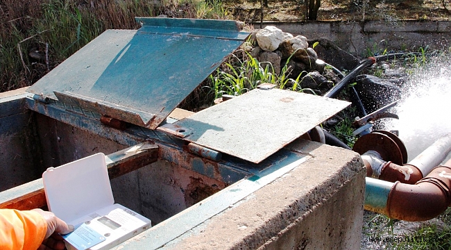 Bademli Barajı’nda tasarruflu sulama sürüyor