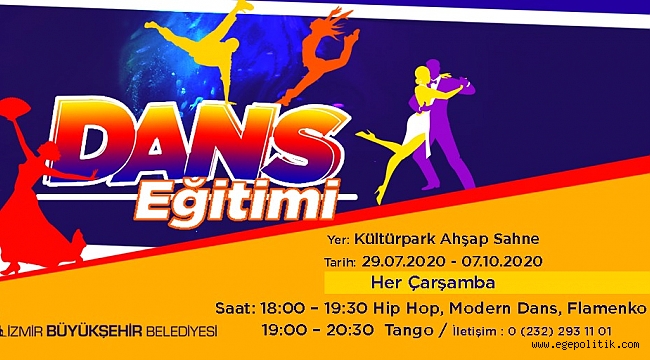 Büyükşehir Belediyesi’nin dans eğitimleri başlıyor