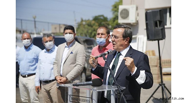 Konak'ta İşçilere Müjdeyi Başkan Batur Verdi