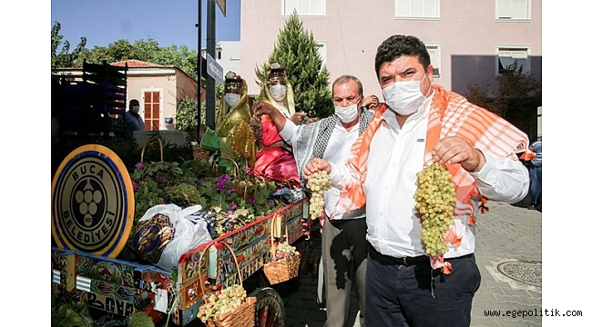 Buca' nın üzümü Bucalılar' a dağıtıldı