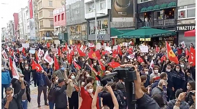 TKP&#039; liler yasağa rağmen yürüdü