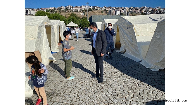 Deprem bölgesine Dikili' den de yardım eli