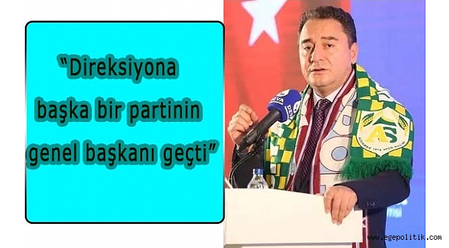 "Direksiyona başka bir partinin genel başkanı geçti"