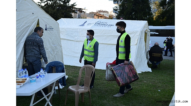 Kemalpaşa Belediyesi de deprem seferberliğine katıldı