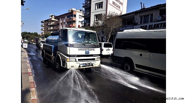 Kemalpaşa sokak sokak dezenfekte ediliyor