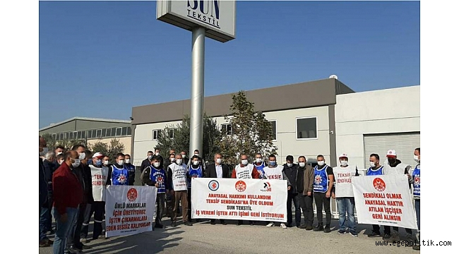 Manisa Sun Teksil’ de sendikalı işçi kıyımı iddiası