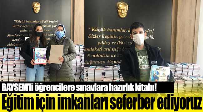 BAYSEM’Lİ öğrencilere sınavlara hazırlık kitabı!