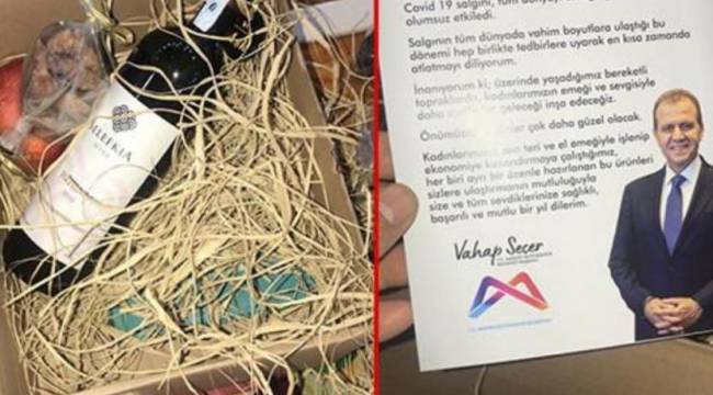 CHP'li belediye şarap gönderdi, AKP'liler hedef aldı: Açıklama geldi