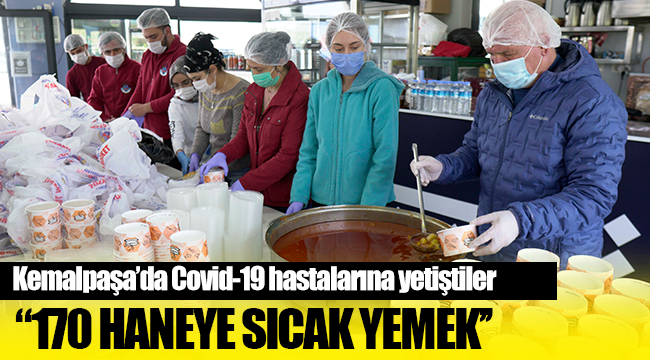 Covid-19 hastalarına sıcak yemek