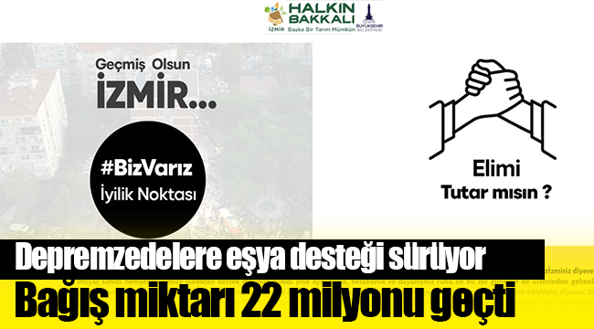 Depremzedelere eşya desteği sürüyor