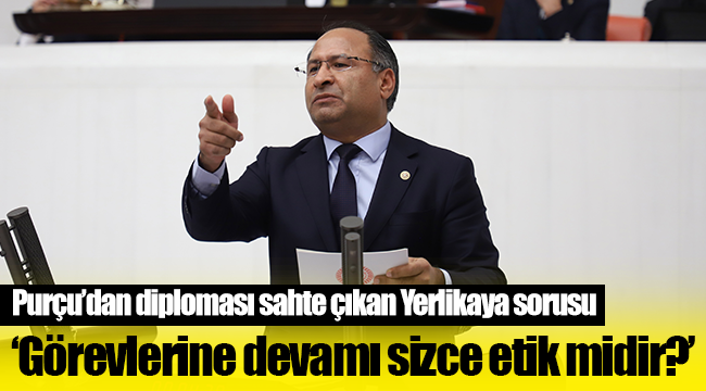 Diploması sahte çıkan Hamza Yerlikaya için önerge
