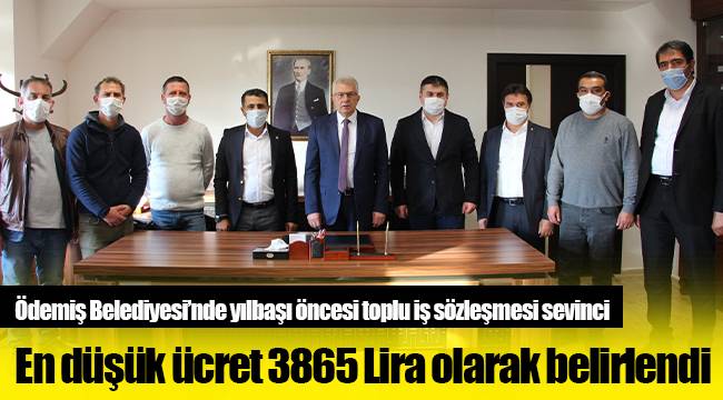 En düşük ücret 3865 Lira olarak belirlendi 