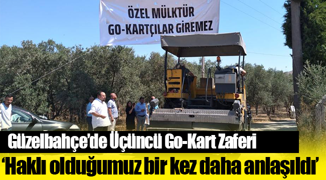 Güzelbahçe’de Üçüncü Go-Kart Zaferi