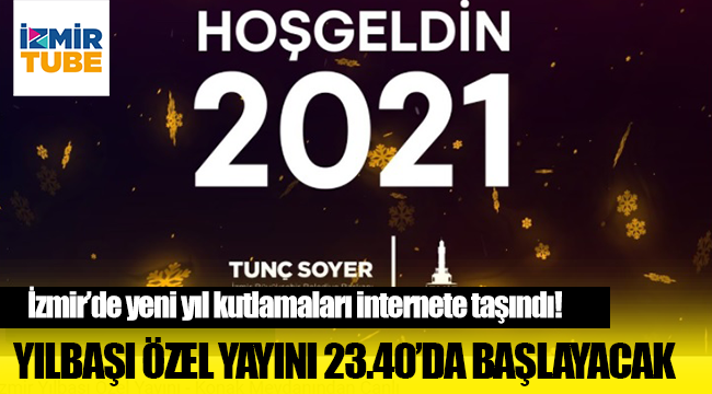 İzmir'de yeni yıl kutlamaları internete taşındı!