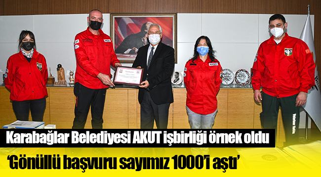 Karabağlar Belediyesi AKUT işbirliği örnek oldu