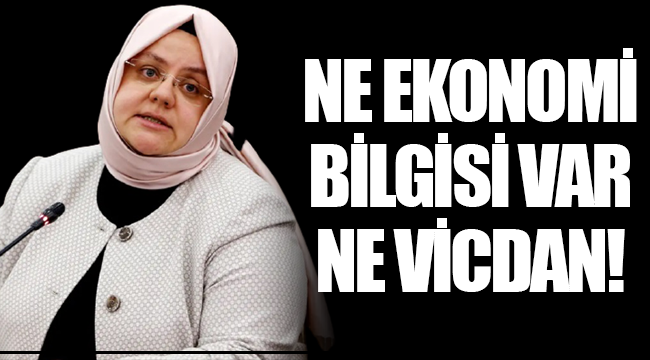 Ne Ekonomi Bilgisi Var Ne Vicdan!