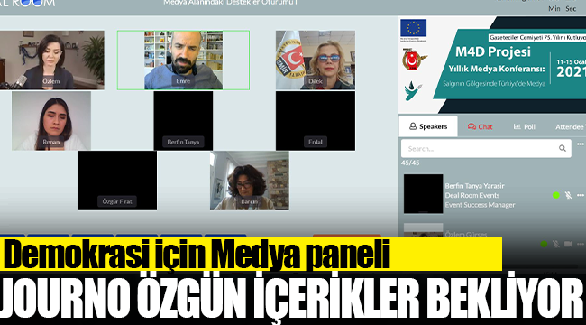 AB destekli “Güçlü Gazeteci, Özgür Medya Projesi"ne katılım çağrısı