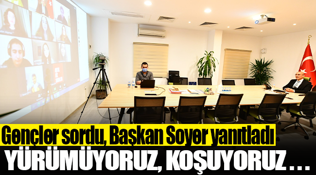 “Artık Biz Soralım” diyen liseli gençler sordu, Başkan Soyer yanıtladı: