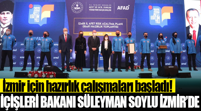 Bakan Soylu İzmir'de net konuştu