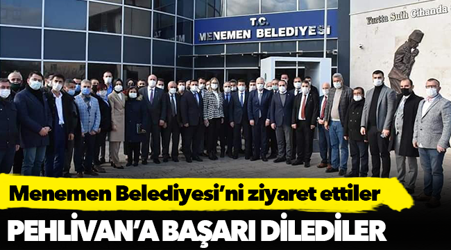 Başkan Vekili Pehlivan AK Parti milletvekillerini ve il yönetimini ağırladı