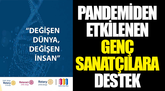 Genç sanatçılara destek