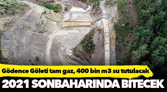 Gödence Göleti tam gaz