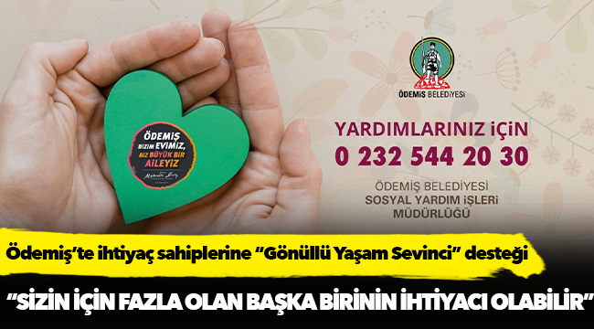 Gönüllü Yaşam Sevinci Birimi hayırseverlerin katkısını bekliyor