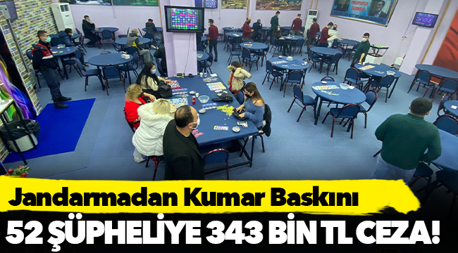 Jandarmadan Kumar Baskını