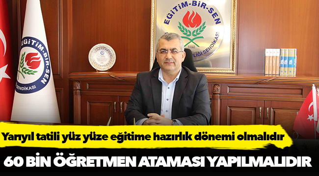 Kaya: Yarıyıl tatili yüz yüze eğitime hazırlık dönemi olmalıdır