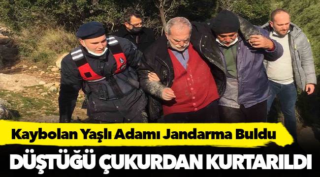 Kaybolan Yaşlı Adamı Jandarma Buldu