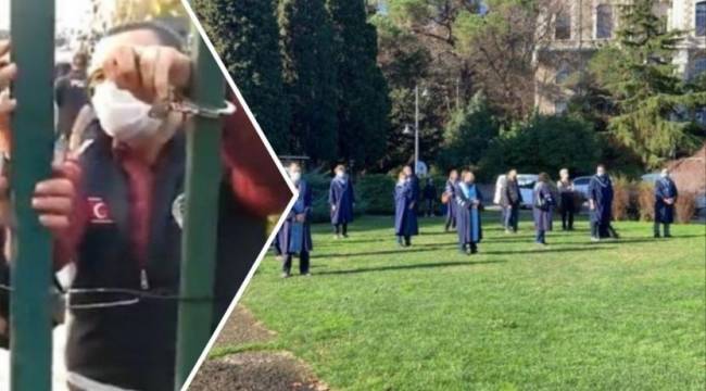 'Kayyum rektör istemiyoruz' diyen Boğaziçi Üniversitesi öğrencilerine ev baskını!