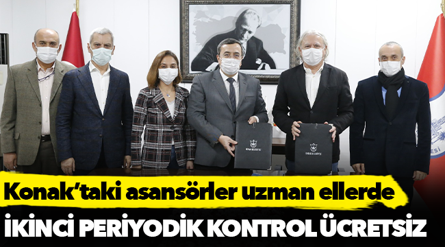 Konak'taki asansörler uzman ellerde