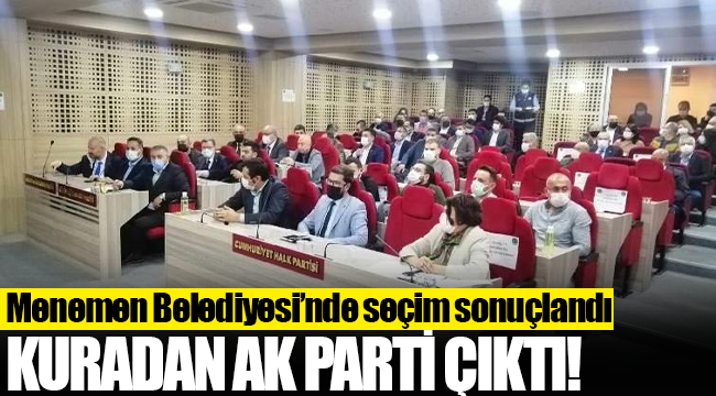 Menemen'de kuradan AK Parti çıktı