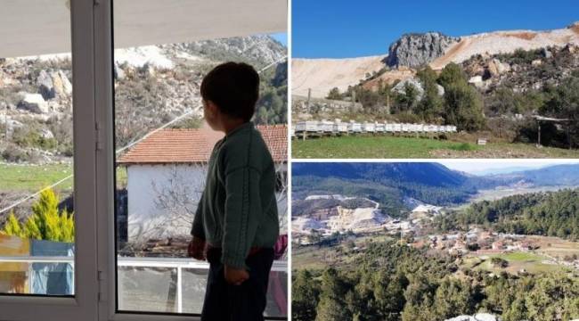 Mermer ocağını kapatmak yerine, köyü boşaltacaklar!
