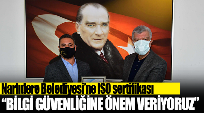 Narlıdere Belediyesi’ne ISO sertifikası