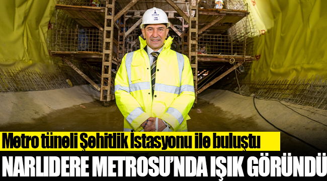 Narlıdere Metrosu’nda ışık göründü