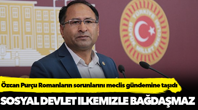 Özcan Purçu Romanların pandemi dönemindeki sorunlarını meclis gündemine taşıdı