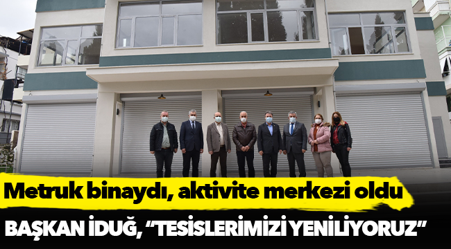 Serintepe Parkı içindeki bina yenilendi