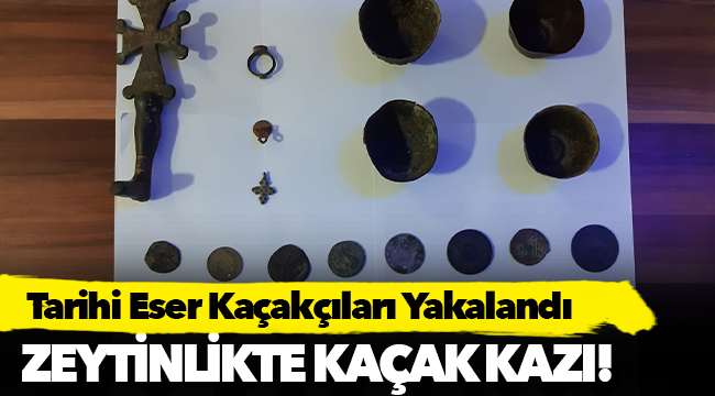 Tarihi Eser Kaçakçıları Yakalandı