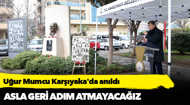 Uğur Mumcu Karşıyaka'da anıldı