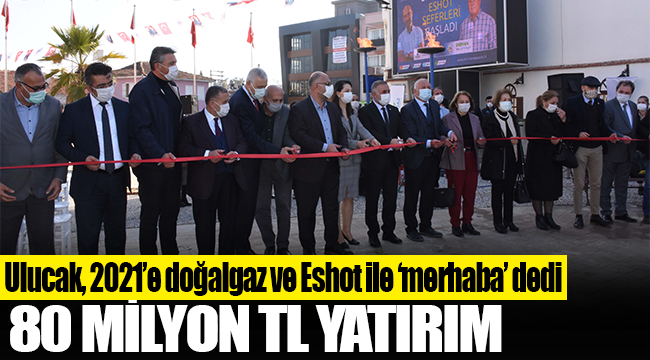 Ulucak Mahallesi 2021 yılına Doğalgaz ve Eshot ile merhaba dedi.