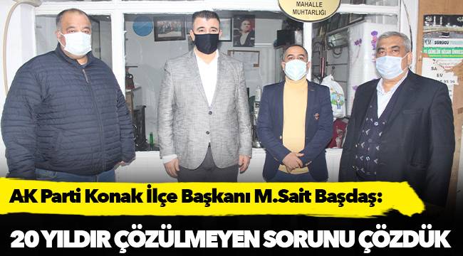 20 YILDIR ÇÖZÜLMEYEN SORUNU ÇÖZDÜK