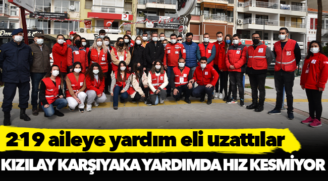 219 aileye yardım eli uzattılar