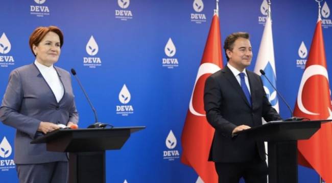 Babacan ve Akşener'den ortak açıklama