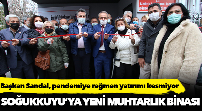 Başkan Sandal, pandemiye rağmen yatırımı kesmiyor