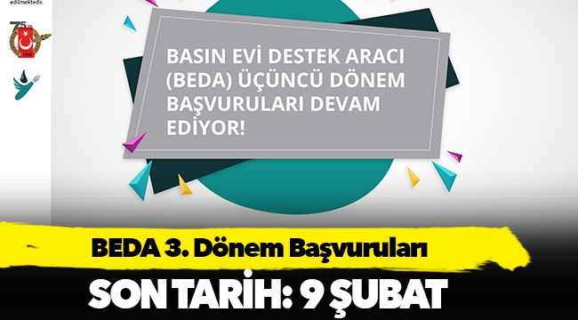BEDA 3. Dönem Başvuruları